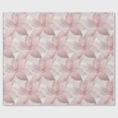 Bloemen Wit Bruids Graduatio Verjaardag 16e Grijs Cadeaupapier (Vlak)