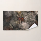 bloemen wit en roest hydrangea botanisch bad handdoek (Handdoek)