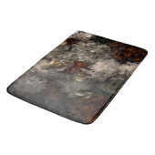  bloemen wit en roest hydrangea botanisch badmat (Gekanteld)