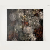  bloemen wit en roest hydrangea botanisch wandkleed (Voorkant (horizontaal))