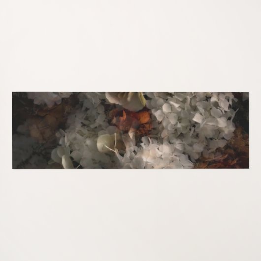  bloemen wit en roest hydrangea botanisch yogamat (Achterkant (horizontaal))