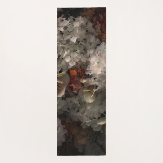  bloemen wit en roest hydrangea botanisch yogamat (Achterkant)