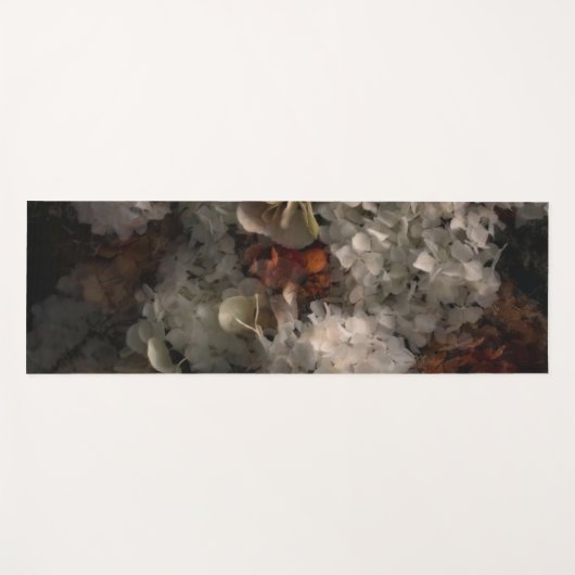  bloemen wit en roest hydrangea botanisch yogamat (Voorkant (horizontaal))