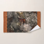 bloemen wit en roest Hydrangea vierkant Bad Handdoek (Handdoek)