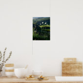 Bloemen Witte Daisy Natuur Landschap Poster (Keuken)