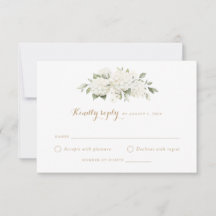 Bloemen Witte Hydrangea Groen Bruiloft RSVP