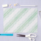 Bloemen witte kant groene bruiloft cadeau weefsel tissuepapier (Craft)