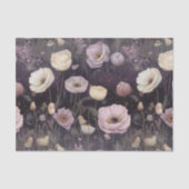 Bloemen witte papavers tissuepapier (Voorkant)