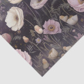 Bloemen witte papavers tissuepapier (Detail)