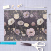 Bloemen witte papavers tissuepapier (Craft)