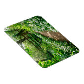 Bloemen | Witte wilde bloemen in de bossen Magneet (Rechterzijde)