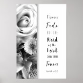 Bloemen Woord van God Poster (Voorkant)