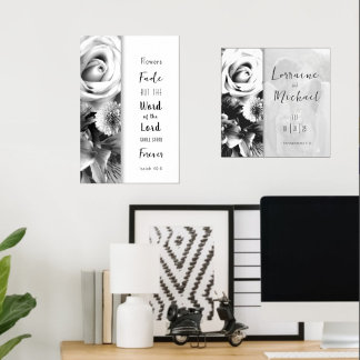 Bloemen Woord van God Poster