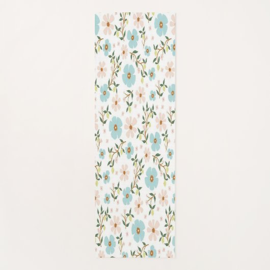 Bloemen Yoga Mats: Oefening Yoga Mats voor Fitness Yogamat (Voorkant)