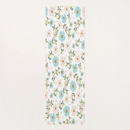 Bloemen Yoga Mats: Oefening Yoga Mats voor Fitness Yogamat (Achterkant)