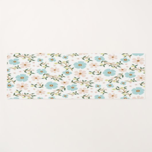Bloemen Yoga Mats: Oefening Yoga Mats voor Fitness Yogamat (Voorkant (horizontaal))