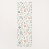 Bloemen yoga matten: schattige bloemenyoga matten (Achterkant)