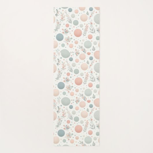 Bloemen yoga matten: schattige bloemenyoga matten (Achterkant)