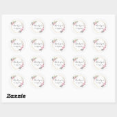 Bloemen zakelijke stickers (Vel)