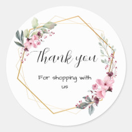 Bloemen zakelijke stickers