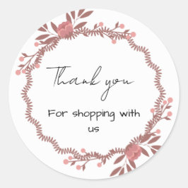 Bloemen zakelijke stickers