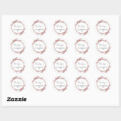 Bloemen zakelijke stickers (Vel)