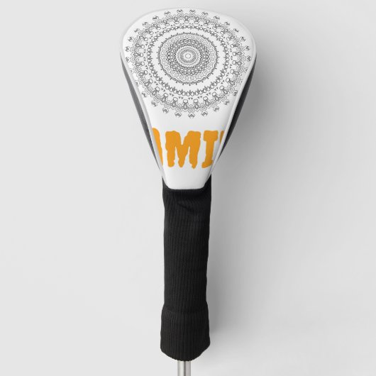 Bloemen | Zazzle_Growshop. Golfheadcover (Voorkant)