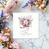 Bloemen "Ze is een Fancy" 1e verjaardagsfeestje vo Servet