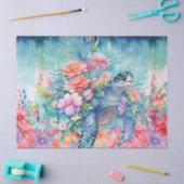 Bloemen Zee Schildpad Decoupage Tissue Paper Tissuepapier (Craft)