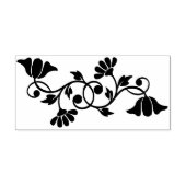 bloemen zegel voor silhouet rubberstempel (Afrduk)