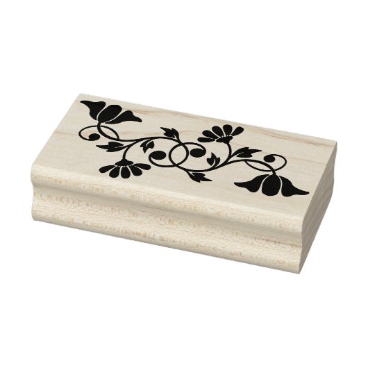 bloemen zegel voor silhouet rubberstempel (Stempel)