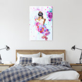 Bloemen Ziel Canvasprint Canvas Afdruk (Insitu (Slaapkamer))