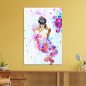 Bloemen Ziel Canvasprint Canvas Afdruk (Insitu (Woonkamer))