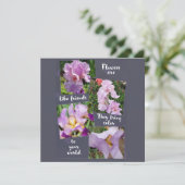 Bloemen zijn als vrienden (Staand voorkant)