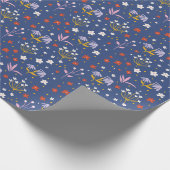 Bloemen zijn als vrienden cadeaupapier (Hoek)