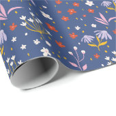 Bloemen zijn als vrienden cadeaupapier (Rol Hoek)