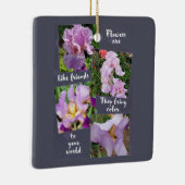 Bloemen zijn als vrienden keramisch ornament (Rechts)