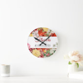 Bloemen zijn altijd een goed idee ronde klok (Huis)