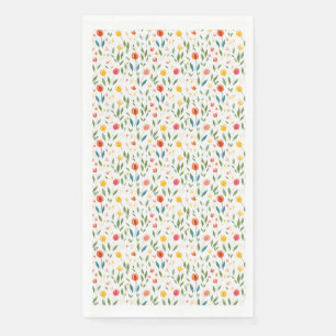 Bloemen zijn de kunst van de natuur servet