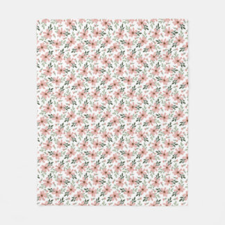Bloemen zijn de muziek van de grond fleece deken