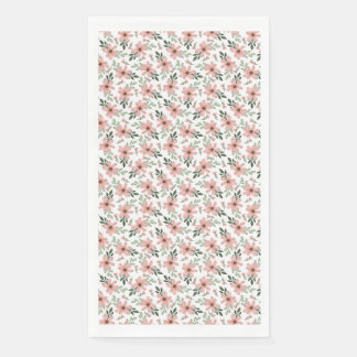 Bloemen zijn de muziek van de grond servet