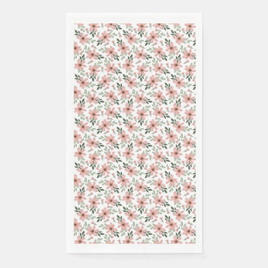 Bloemen zijn de muziek van de grond servet (Voorkant)