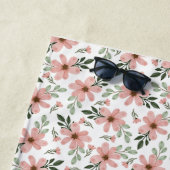 Bloemen zijn de muziek van de grond strandlaken (In situ)