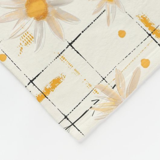 Bloemen zijn de sterren van de aarde fleece deken (Hoek)