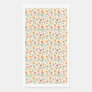 Bloemen zijn de waarachtigste taal van de liefde servet
