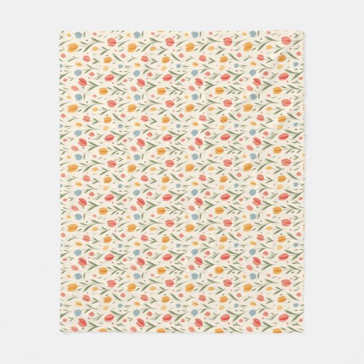 Bloemen zijn de ware taal van de liefde fleece deken (Voorkant)