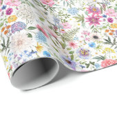 Bloemen zijn de woorden van de aarde cadeaupapier (Rol Hoek)