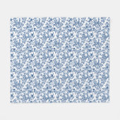 Bloemen zijn de woorden van de aarde fleece deken (Voorkant (Horizontaal))