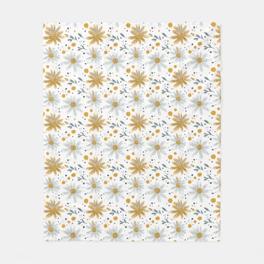 Bloemen zijn de woorden van de aarde fleece deken (Voorkant)