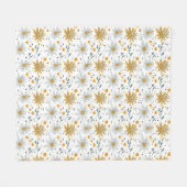 Bloemen zijn de woorden van de aarde fleece deken (Voorkant (Horizontaal))